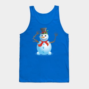 Happy snowman Tank Top